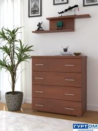 Комод-Ексклюзив-4Ш-яблуня