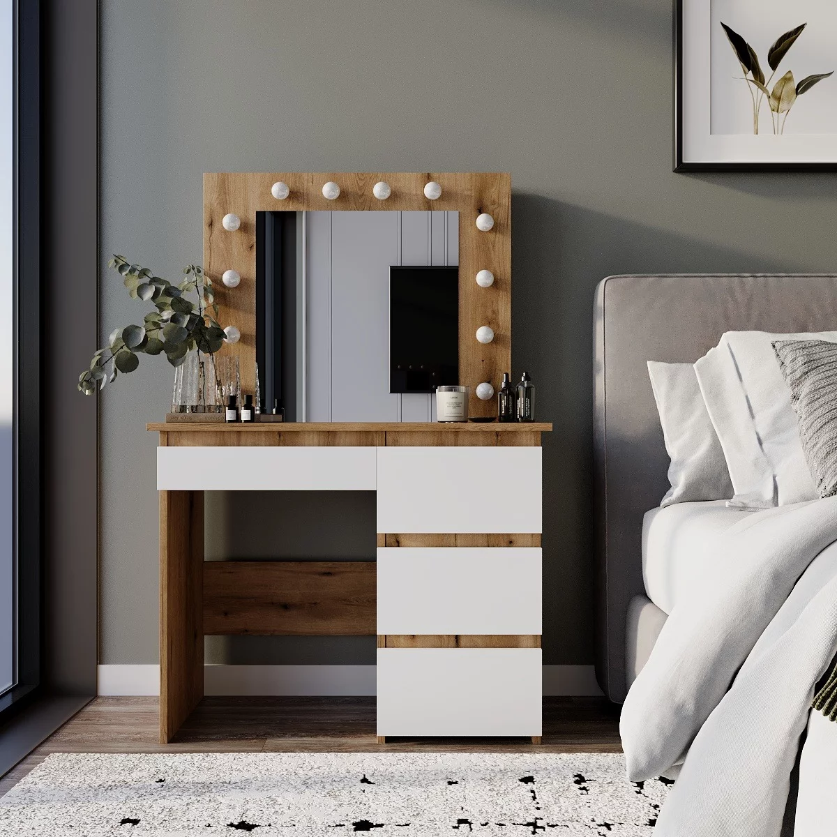 Дуб евок/Білий діамант